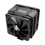 Abysm Snow IV Black Refrigerador de CPU con 4 Heatpipes y Ventilador de 12 cm