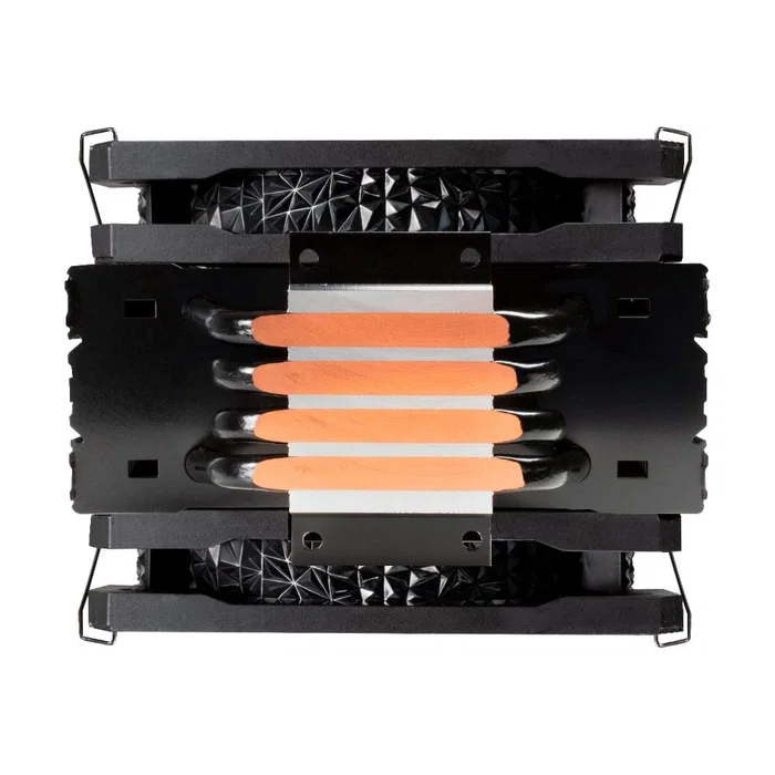 Abysm Snow IV Black Refrigerador de CPU con 4 Heatpipes y Ventilador de 12 cm