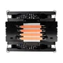 Abysm Snow IV Black Refrigerador de CPU con 4 Heatpipes y Ventilador de 12 cm
