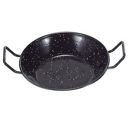 GARCIMA Sartén Doble Honda Esmaltada con Asas 22 cm. stays