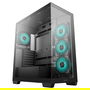 DeepCool CG580 4F, Midi Tower, ATX, ITX, micro ATX, Negro, 7 Ranuras, 3 Ventiladores, 140mm, 41cm GPU, 21cm PSU, 17.6cm CPU