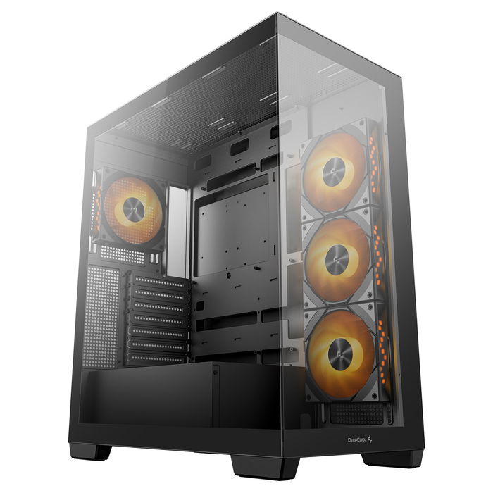 DeepCool CG580 4F, Midi Tower, ATX, ITX, micro ATX, Negro, 7 Ranuras, 3 Ventiladores, 140mm, 41cm GPU, 21cm PSU, 17.6cm CPU