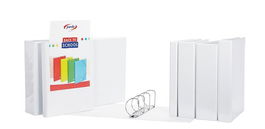 Carpeta Canguro Pardo Pvc A4 2 An.Mixtas 50Mm Blanco