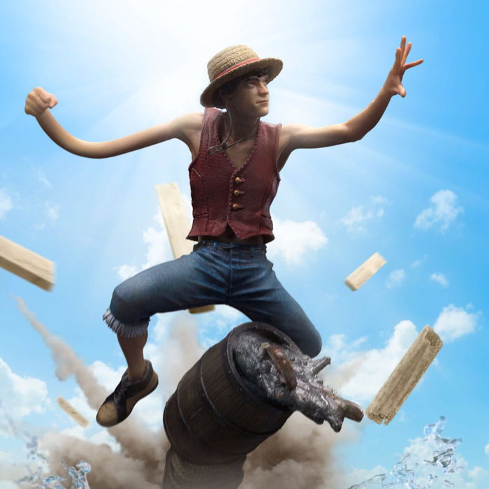 Iron Studios Estatua Art Scale Luffy 1/10 de One Piece
