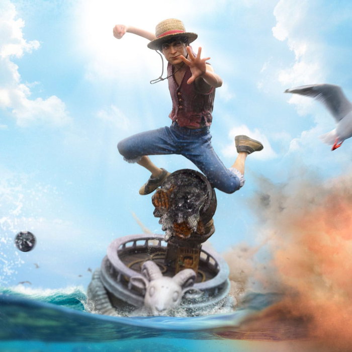 Iron Studios Estatua Art Scale Luffy 1/10 de One Piece