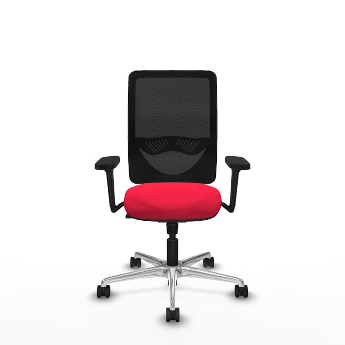 PIQUERAS Y CRESPO Silla de oficina Zulema con mecanismo Sincro, Rojo y Negro PIQUERAS Y CRESPO Silla de oficina Zulema con mecanismo Sincro, Rojo y Negro