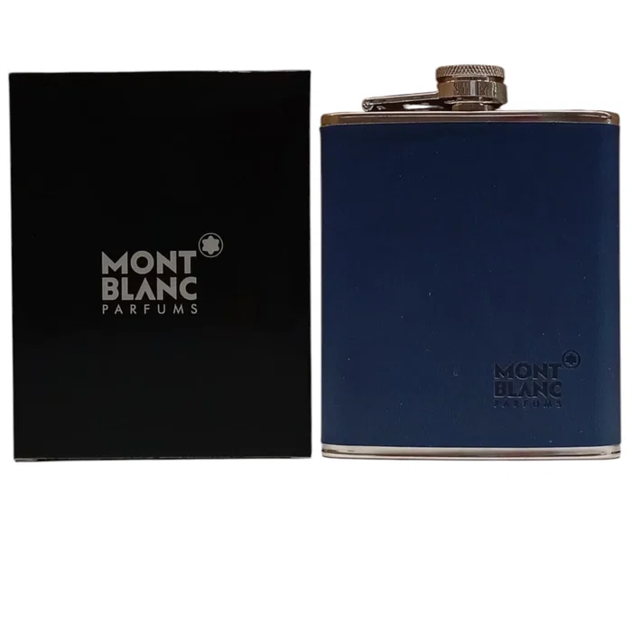 Montblanc Travel Botella de agua de vidrio Azul