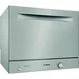 Lavavajillas BOSH SKS51E38EU compacto independiente - 6 cubiertos - 49 dB - A + - 55cm - Acero inoxidable - Motor EcoSilence Drive