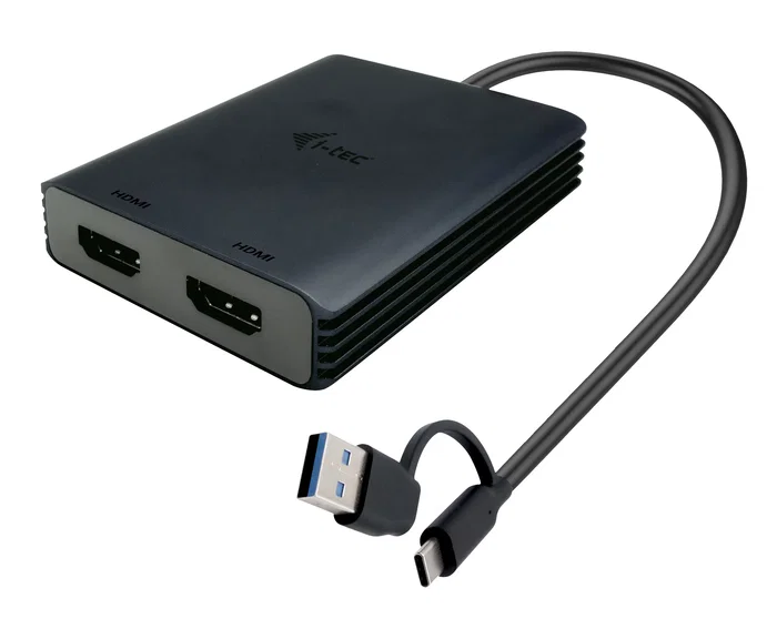 i-tec CADUAL4KHDMI Adaptador USB-A/USB-C a 2x HDMI, 4K 60Hz, DisplayLink, Doble Monitor, para Apple M1/M2/M3, Negro i-tec CADUAL4KHDMI Adaptador USB-A/USB-C a 2x HDMI, 4K 60Hz, DisplayLink, Doble Monitor, para Apple M1/M2/M3, Negro
