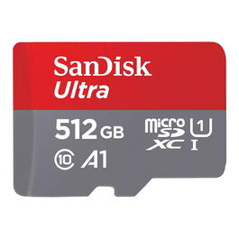 Sandisk Ultra MicroSDXC 512GB Clase 10 UHS-I 150MB/s con Adaptador SD