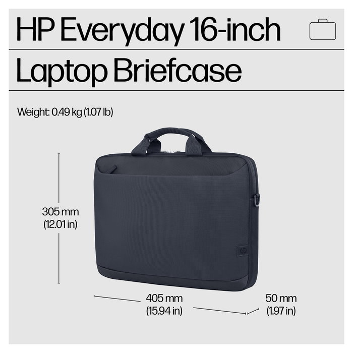 HP Everyday Maletín para portátil de 16 pulgadas Odyssey Gray