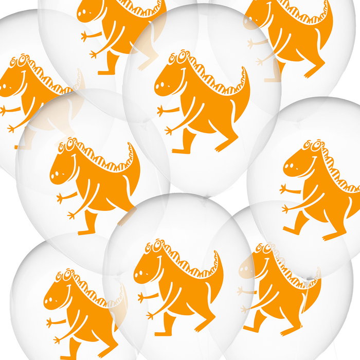 Party Time Juego De 10 Globos Dinosaurio Para Fiestas Party Time Juego De 10 Globos Dinosaurio Para Fiestas