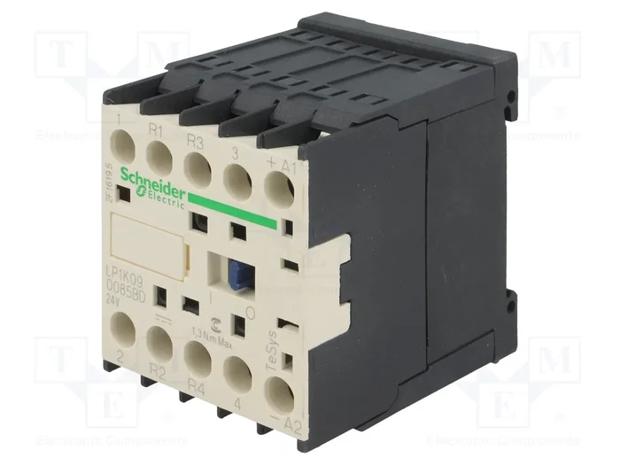 Schneider Electric LP1K Contactor 4-polar 24VDC 9A Schneider Electric LP1K Contactor 4-polar 24VDC 9A