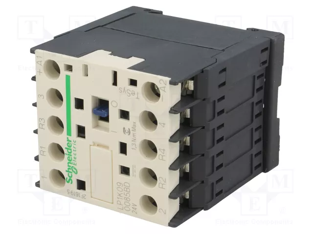 Schneider Electric LP1K Contactor 4-polar 24VDC 9A Schneider Electric LP1K Contactor 4-polar 24VDC 9A