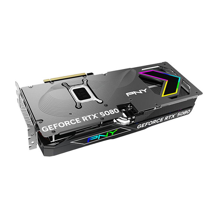 PNY GeForce RTX 5080 16GB GDDR7 3Fan ARGB OC Tarjeta Gráfica