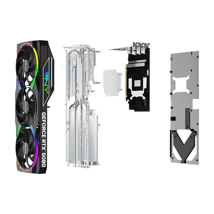 PNY GeForce RTX 5080 16GB ARGB OC GDDR7 3Fan PNY GeForce RTX 5080 16GB ARGB OC GDDR7 3Fan