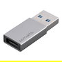 4smarts Adaptador USB-A 3.0 a USB-C 540275 (2 Piezas) Gris, Velocidad 5 Gbit/s, Bidireccional, Plug and Play