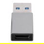 4smarts Adaptador USB-A 3.0 a USB-C 540275 (2 Piezas) Gris, Velocidad 5 Gbit/s, Bidireccional, Plug and Play