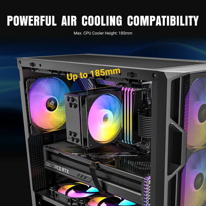 Antec AX-1000 ARGB Midi Tower Negro Antec AX-1000 ARGB Midi Tower Negro