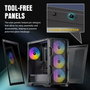 Antec AX-1000 ARGB Midi Tower Negro