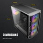 Antec AX-1000 ARGB Midi Tower Negro