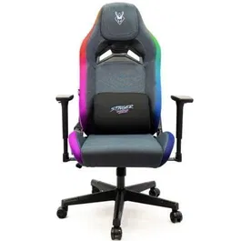 Woxter Silla Gaming Stinger Station Elite con Luces LED RGB Azul y Rosa