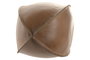 DKD Home Decor Balón de Rugby de Piel Marrón