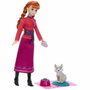 Disney Reine Des Neiges Set de Anna y el Cachorro con 4 Accesorios