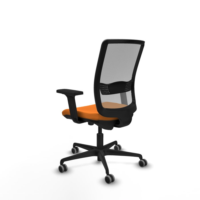 PIQUERAS Y CRESPO Silla de oficina Haches Naranja y Gris