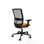 PIQUERAS Y CRESPO Silla de oficina Haches Naranja y Gris