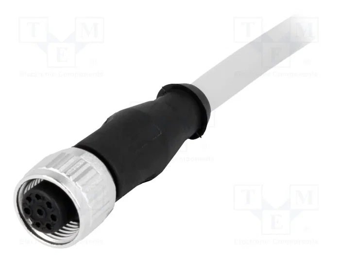 HARTING Conector M12 Hembra Recto con 8 Pines y Cable de 0,5 m HARTING Conector M12 Hembra Recto con 8 Pines y Cable de 0,5 m