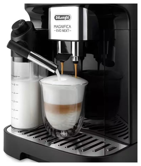 De'Longhi Magnifica Evo Next ECAM 310.60.B Cafetera Superautomática Negra 1450W 15bar 1.9L