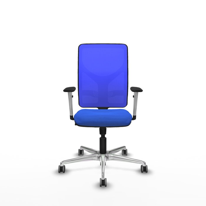 PIQUERAS Y CRESPO Silla de oficina Motilla Azul con Mecanismo Sincro