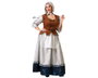 Disfraz de Mesonera Medieval para Mujer Adulto - Blanco - Talla XXL