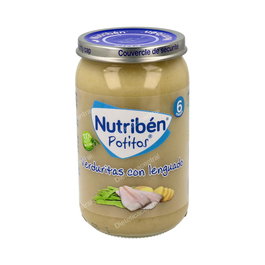Nutriben Potito Verduritas-Lenguado 235Gr.+6M