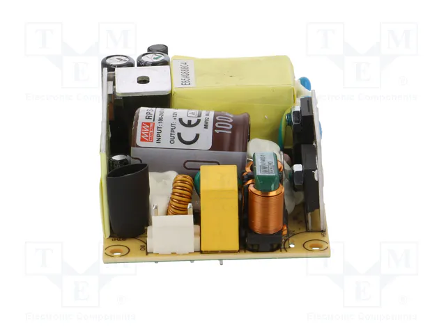 MEAN WELL RPS-45-12 Alimentador de impulso abierto 45,6W 12VDC