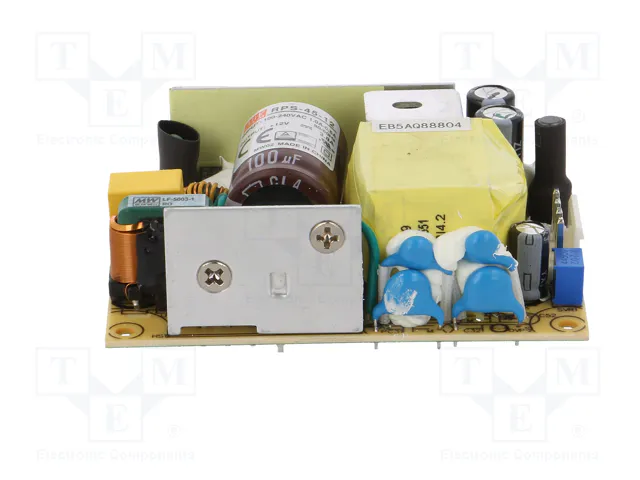 MEAN WELL RPS-45-12 Alimentador de impulso abierto 45,6W 12VDC