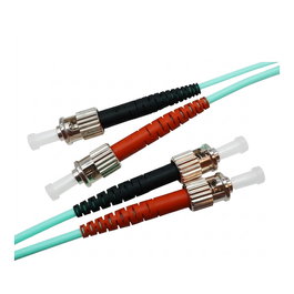 EFB Elektronik Cable de fibra óptica OM3 ST-ST 0,5m Turquesa