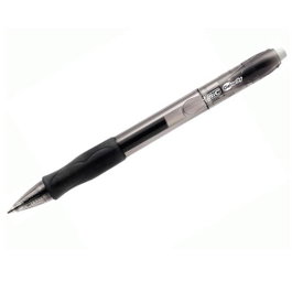 BIC Gel-Ocity Bolígrafo Retráctil Tinta Gel Negra Punta Media 0,7 mm