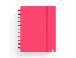 Carchivo Ingeniox Cuaderno A4 80 Hojas Cuadriculadas Tapa Foam Rojo
