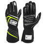 Guantes de Karting OMP MY2025 Amarillo Negro FIA 8856-2018