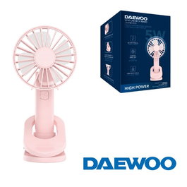 Daewoo Ventilador de Sobremesa con Clip, Orientable, 5W - Soporte para Mesa