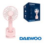 Daewoo Ventilador de Sobremesa con Clip, Orientable, 5W - Soporte para Mesa