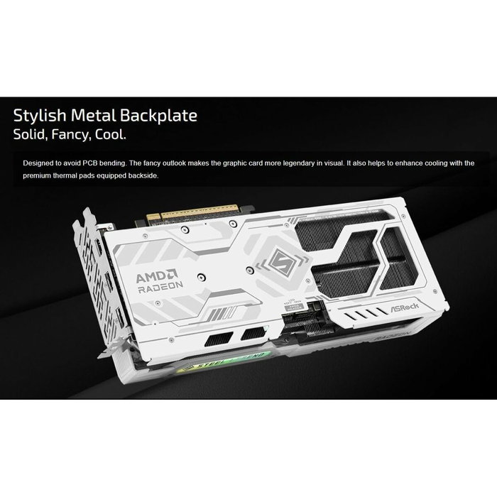 ASRock Radeon RX 9060 XT Steel Legend OC 16GB GDDR6