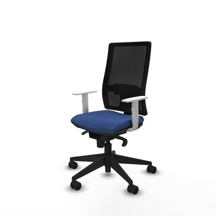 PIQUERAS Y CRESPO Silla de oficina Horna Azul marino con mecanismo Sincro PIQUERAS Y CRESPO Silla de oficina Horna Azul marino con mecanismo Sincro