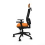 PIQUERAS Y CRESPO Silla de oficina Horna Naranja y Negro