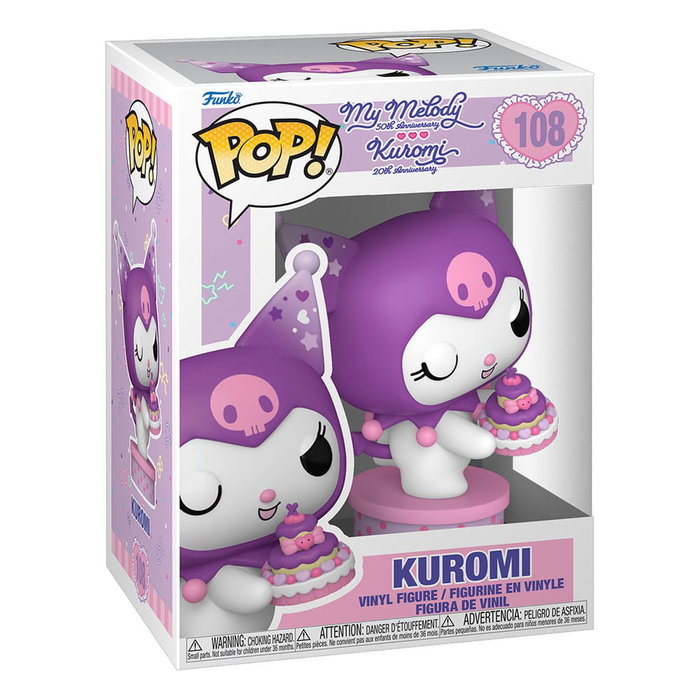 Funko Pop! Kuromi with Cake (20th Anniversary) Figura de Vinilo Funko Pop! Kuromi with Cake (20th Anniversary) Figura de Vinilo