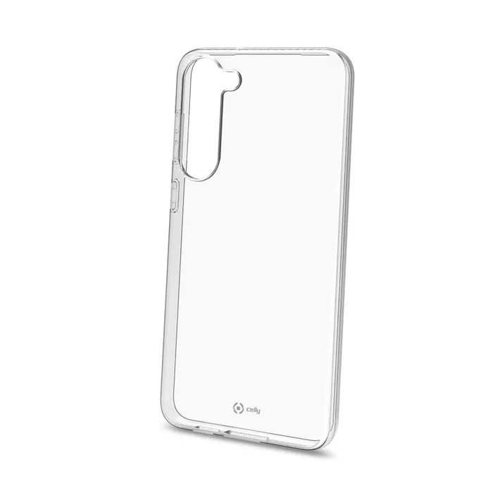 Celly GELSKIN1034 Funda Flexible de TPU para Samsung Galaxy S23+ 5G de 16,8 cm (6.6") - Transparente, Anti Caídas y Anti Rayones