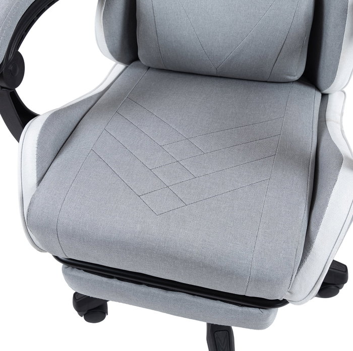 Mars gaming Silla gamer MGCXFSW reclinable textil blanco plata Mars gaming Silla gamer MGCXFSW reclinable textil blanco plata