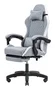 Mars gaming Silla gamer MGCXFSW reclinable textil blanco plata